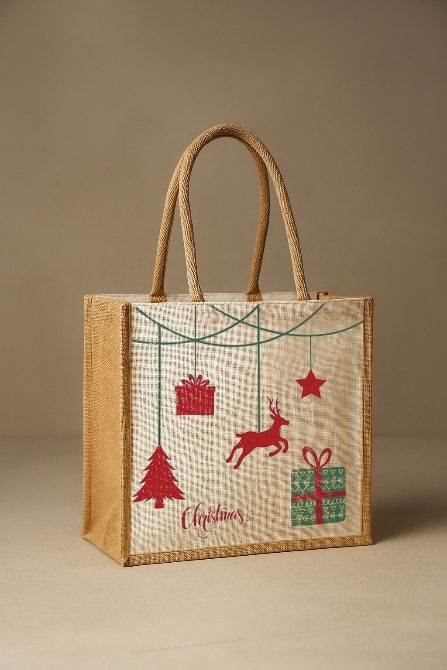 Jute Shopping & Promotional Bags — design 8
