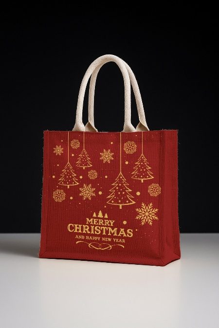 Jute Shopping & Promotional Bags — design 10